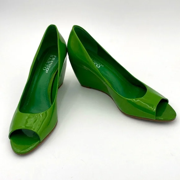 KELLY GREEN WEDGES by Franco Sarto - Picture 9 of 11